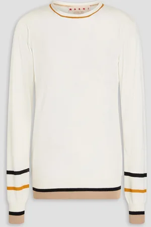 Marni Wool and silk-blend sweater - White - IT 44