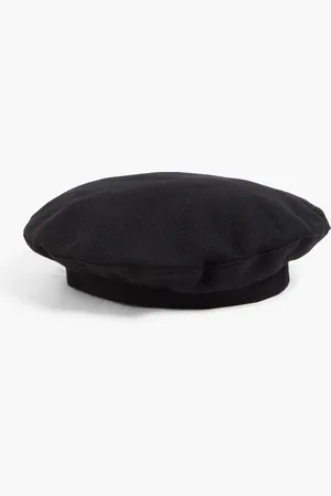 Giorgio Armani Brushed wool-twill beret - - 59 cm