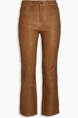 Paige Colette leather bootcut pants - - 29