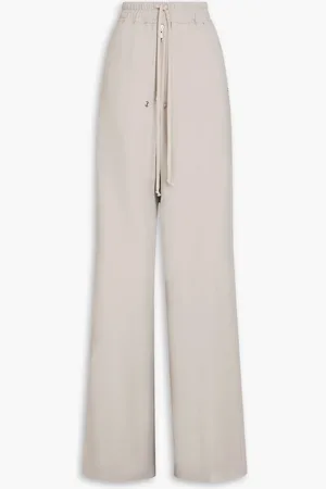 Rick Owens Crepe wide-leg pants - Gray - IT 44