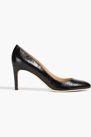 Sergio Rossi Madame faux cracked leather pumps - - EU 39.5