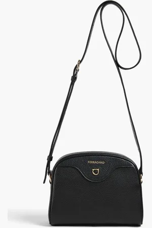 Salvatore Ferragamo Eram pebbled-leather cross-body bag - - OneSize