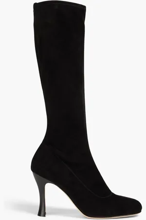 Sergio Rossi Royal stretch-suede boots - - EU 37