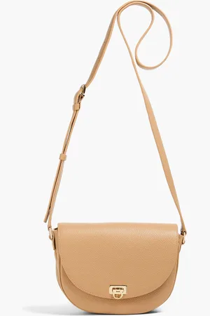Salvatore Ferragamo Travel pebbled-leather cross-body bag - Brown - OneSize