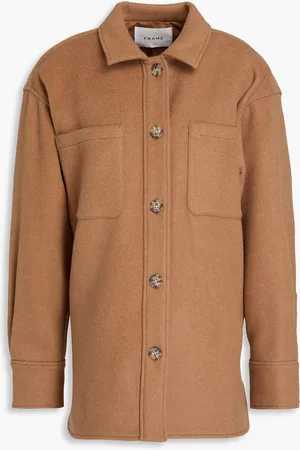 Frame Embroidered felt jacket - Neutral - S