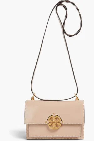 Tory Burch Miller glossed-leather cross-body bag - - OneSize