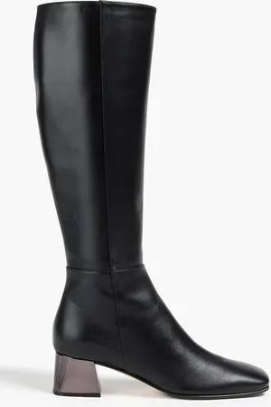 Sergio Rossi Leather knee boots - - EU 35