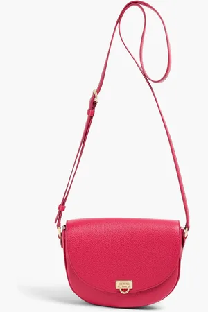 Salvatore Ferragamo Travel pebbled-leather cross-body bag - Pink - OneSize