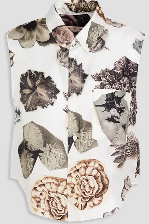 Marni Floral-print silk-twill shirt - - IT 42