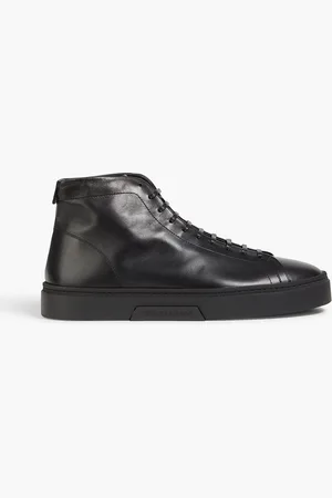 Giorgio Armani Leather high-top sneakers - - UK 7