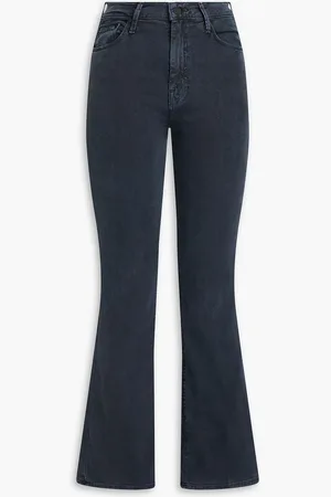 Mother Faded high-rise flared jeans - Gray - 23
