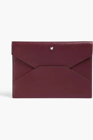 Montblanc MB Sartorial Envelope textured-leather pouch - - OneSize