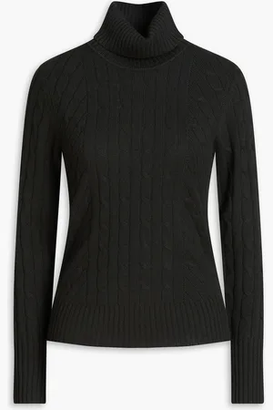N.PEAL Cable-knit cashmere turtleneck sweater - Green - XL