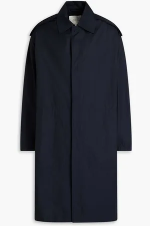 STUDIO NICHOLSON Marques cotton-blend twill coat - Blue - S