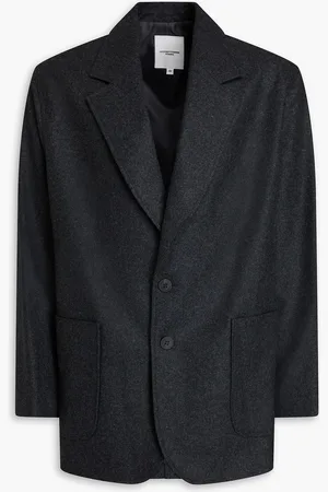 LE 17 SEPTEMBRE Wool-blend felt blazer - Gray - IT 48