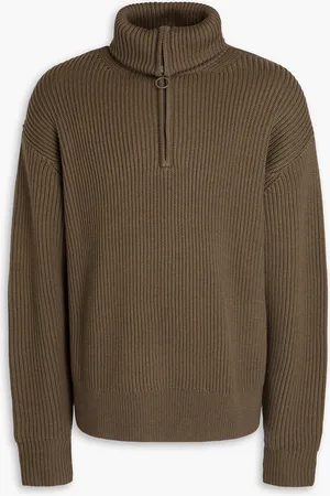 STUDIO NICHOLSON Ribbed merino wool turtleneck sweater - Neutral - S