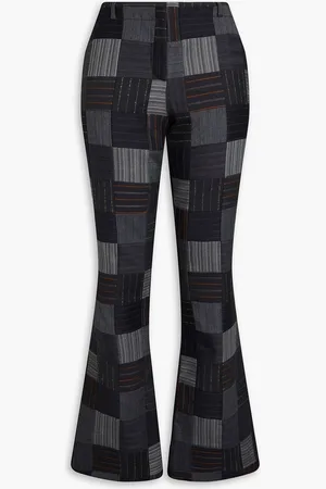 Acne Studios Patchwork tweed flared pants - - DE 32