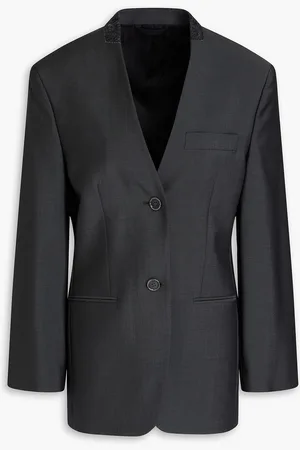 Acne Studios Wool and mohair-blend blazer - Gray - DE 32