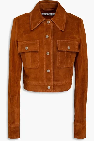 Acne Studios Suede jacket - Red - DE 32