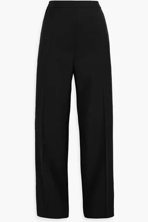 Acne Studios Wool and mohair-blend crepe straight-leg pants - - DE 38