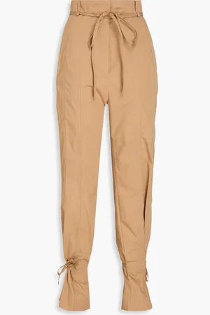 Acne Studios Cotton tapered pants - Neutral - DE 32