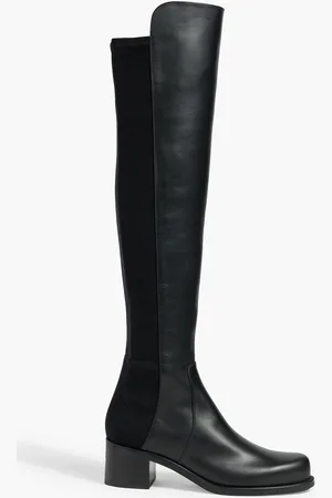 Stuart Weitzman Reserve Bold microstretch and leather over-the-knee boots - - EU 40.5