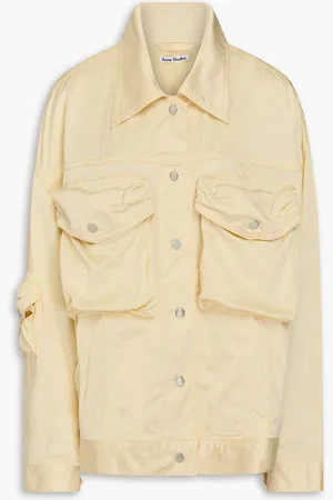 Acne Studios Satin-twill jacket - Yellow - DE 34