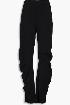 Acne Studios Wool-crepe tapered pants - - DE 34