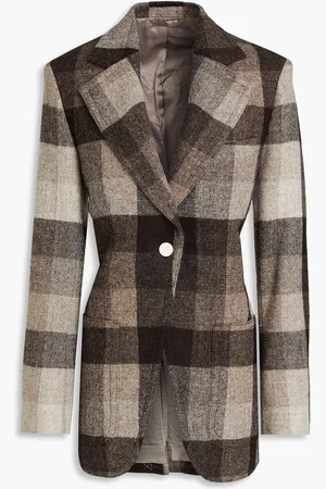 Acne Studios Checked wool blazer - - DE 32