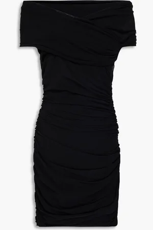 Serafini Off-the-shoulder ruched jersey mini dress - - IT 44