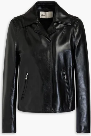 Tory Burch Leather biker jacket - - US 10