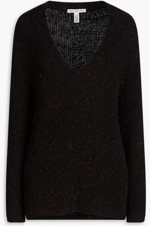 AUTUMN CASHMERE Donegal knitted sweater - - S