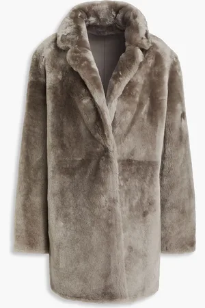 YVES SALOMON Shearling coat - Neutral - FR 36