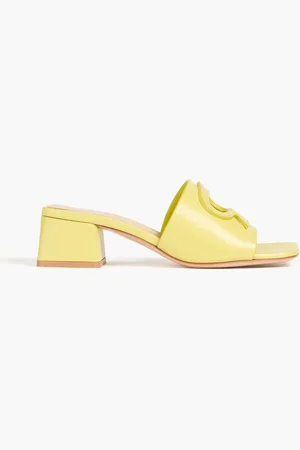 Gianvito Rossi Ribbon 45 cutout leather mules - - EU 36