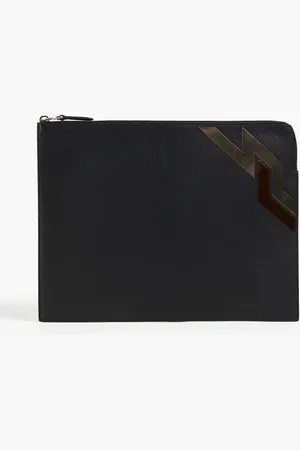 Dunhill Printed pebbled-leather pouch - - OneSize