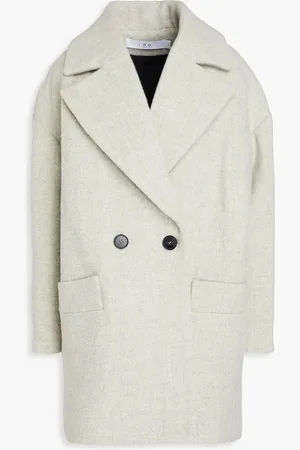 IRO Double-breasted wool coat - Gray - FR 34