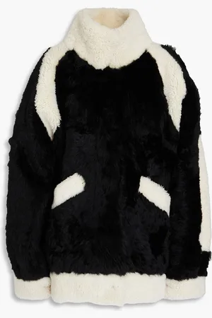 IRO Oversized two-tone shearling coat - - FR 40