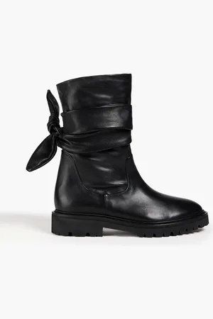 IRO Knotted leather combat boots - - EU 36