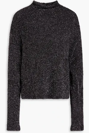 IRO Metallic knitted turtleneck sweater - - M
