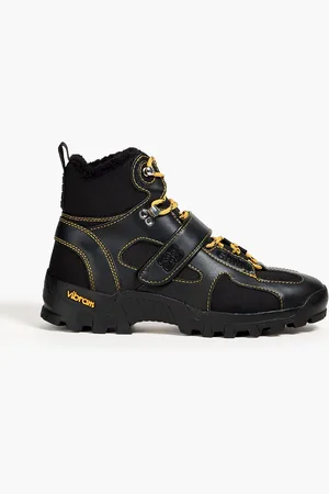 Ganni Faux leather hiking boots - - EU 42