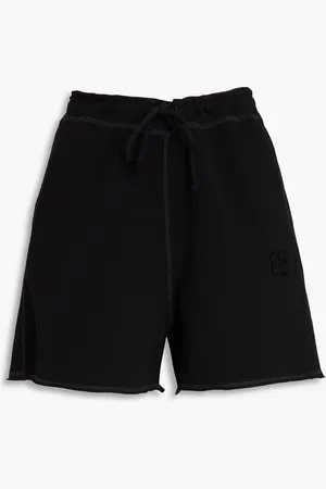 Ganni French cotton-terry shorts - - XS