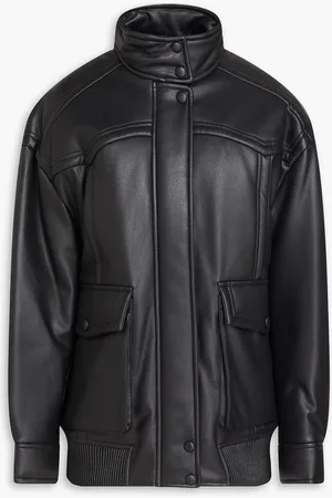 Stand Studio Faux leather bomber jacket - - FR 40