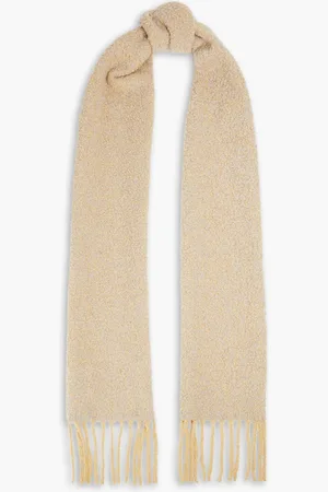 Holzweiler Fringed alpaca-blend bouclé scarf - - ONESIZE