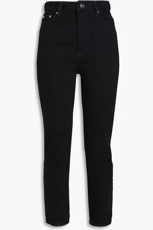 Ganni Cropped high-rise slim-leg jeans - - 27W-32L