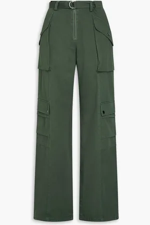 Holzweiler Cotton-twill cargo pants - Green - XL