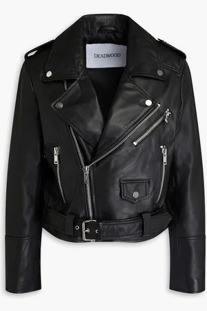 Deadwood Joan leather biker jacket - - FR 42