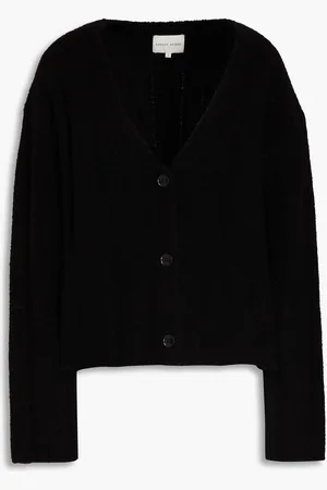 Loulou Studio Bouclé-knit cashmere-blend cardigan - - XL