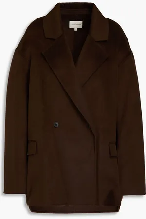 Loulou Studio Lina oversized brushed wool and cashmere-blend felt blazer - Brown - L