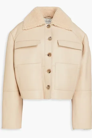 Loulou Studio Bugur oversized shearling jacket - Neutral - M