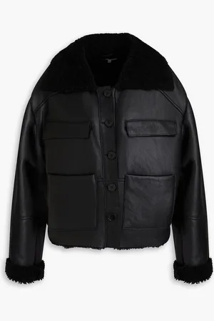 Loulou Studio Bugur oversized shearling jacket - - L